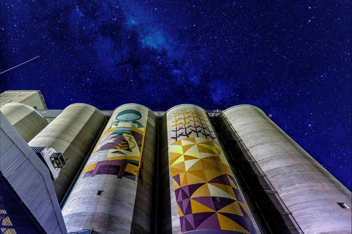 Merredin's Painted Grain Silos, Merredin, Western Australia
