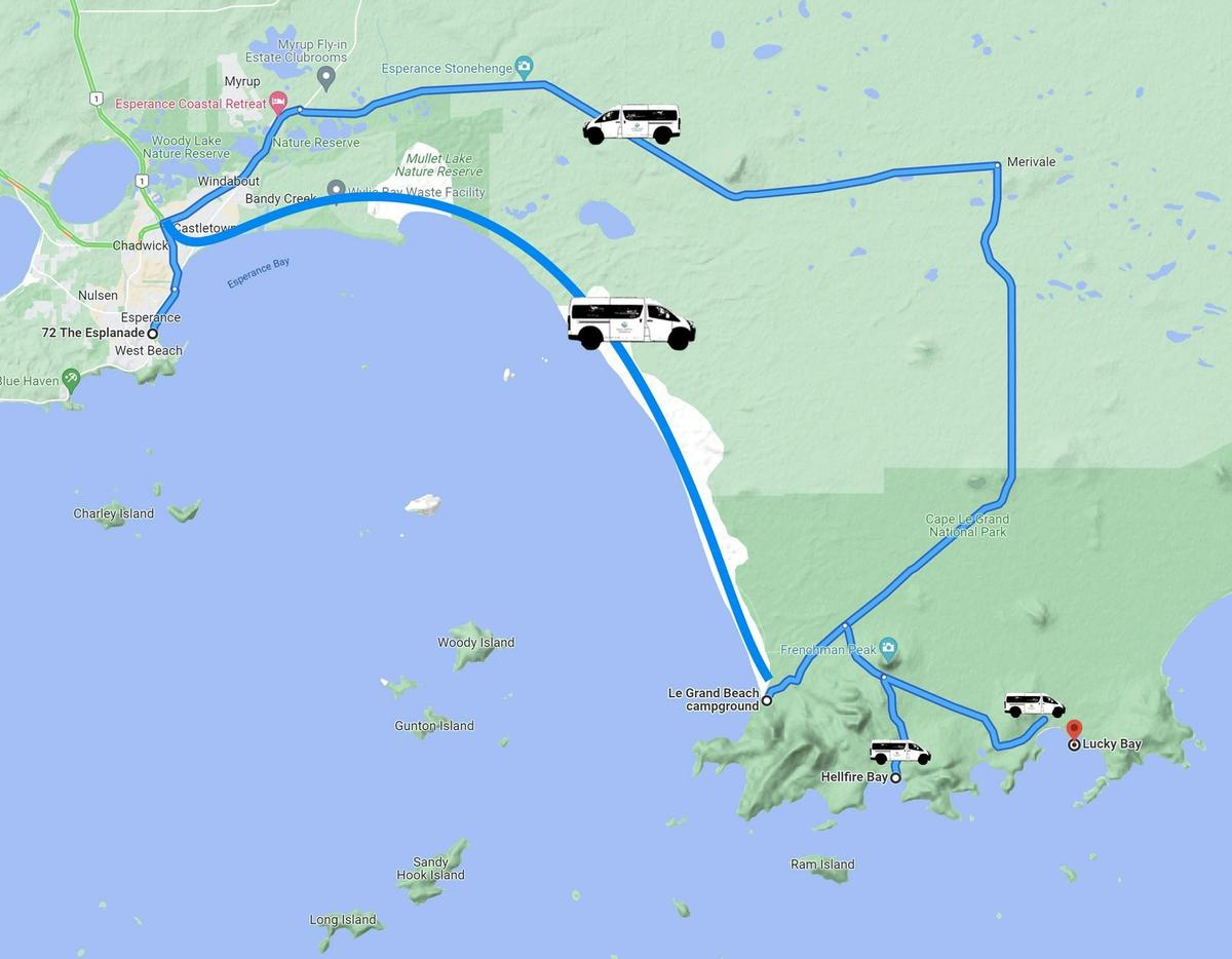 Tour map