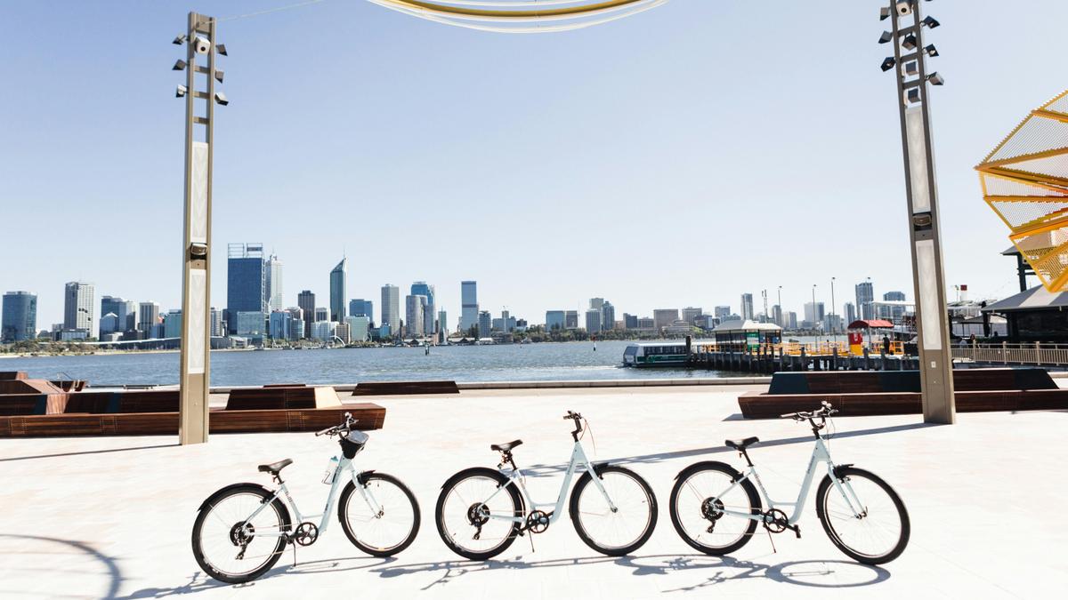Bike Tour Perth, bikes ready to roll