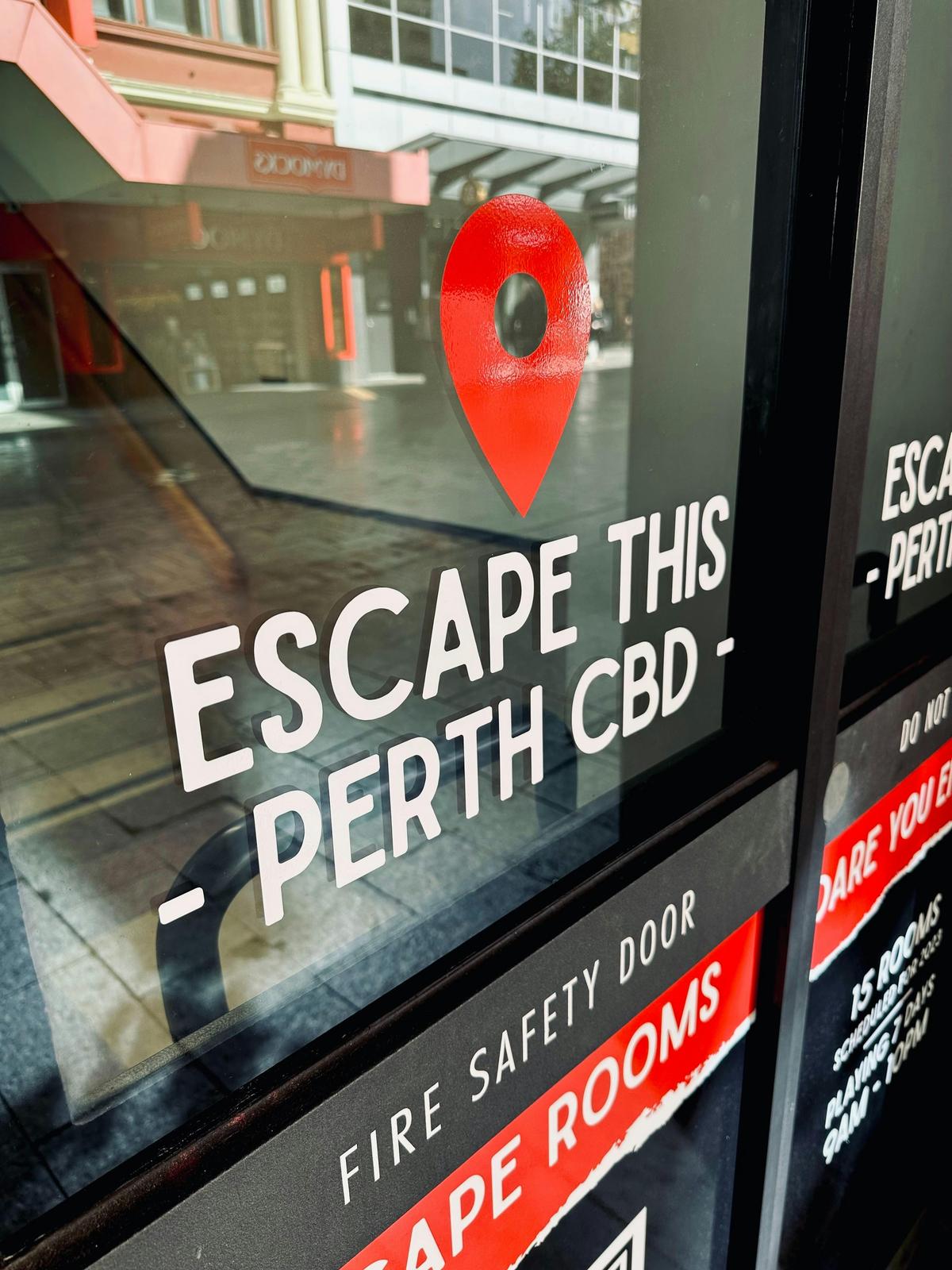 Escape This Perth CBD escape rooms on the Hay St Mall