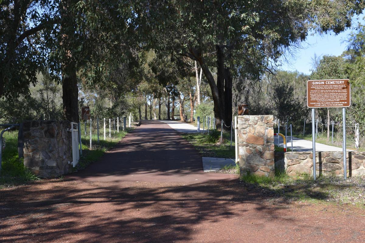 Cemetery entrance