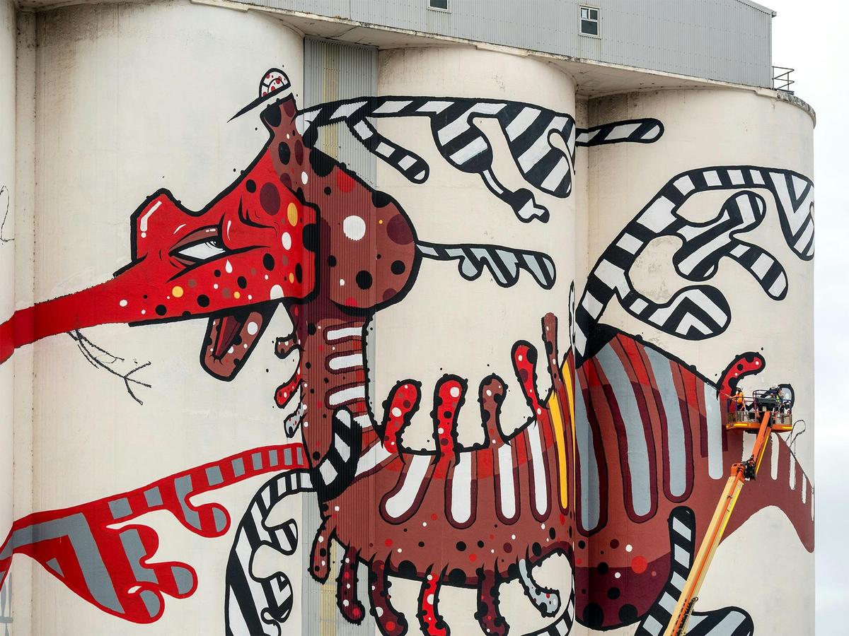 Ruby Red Seadragon, PUBLIC Silo Trail Albany, 2018