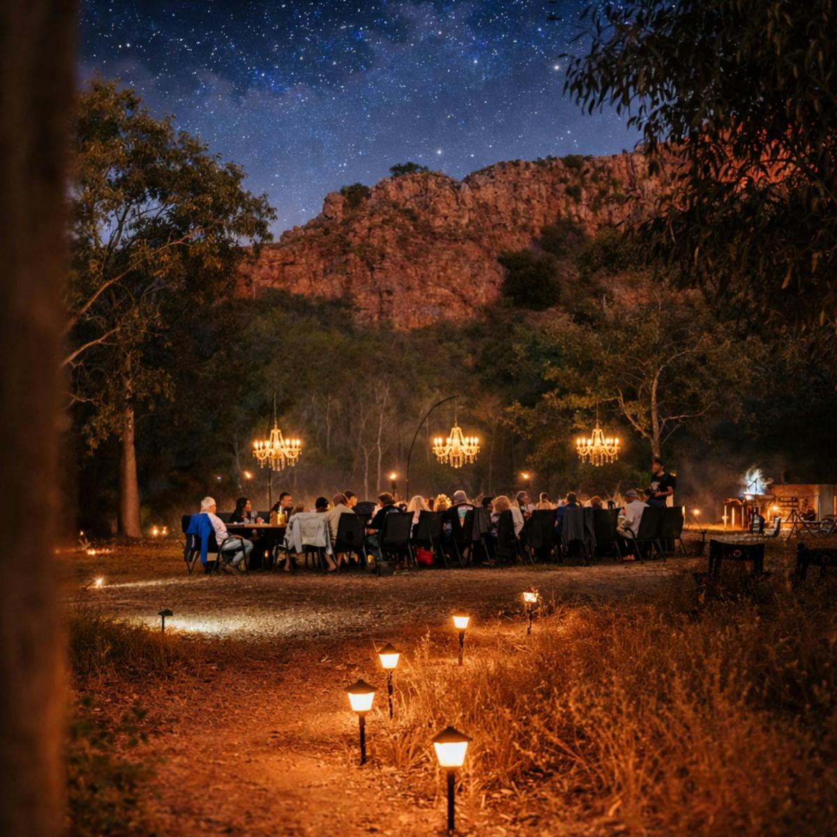 Gourmet Camp Oven Experience's Long Table Dinner