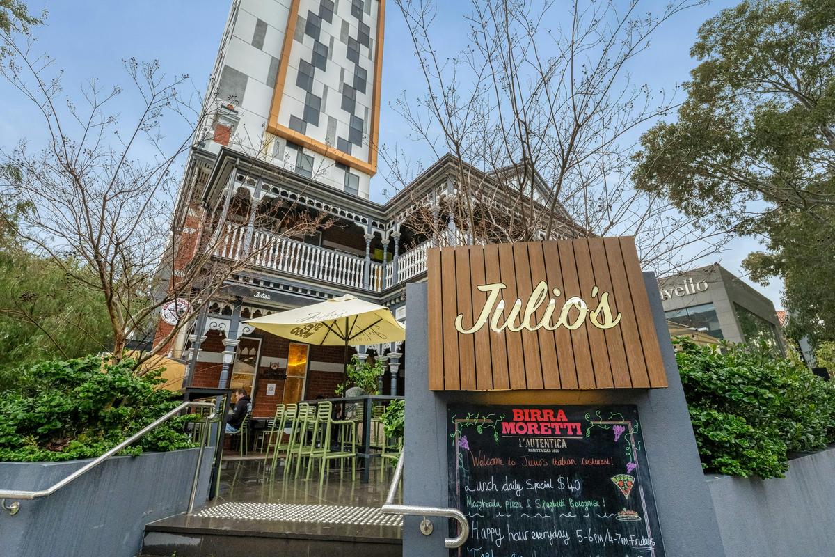 Exterior of Julio’s Italian Restaurant