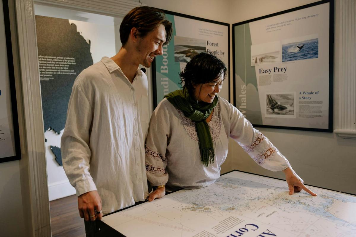 The Lightkeeper's Museum is housed inside one of the original keeper's cottages.