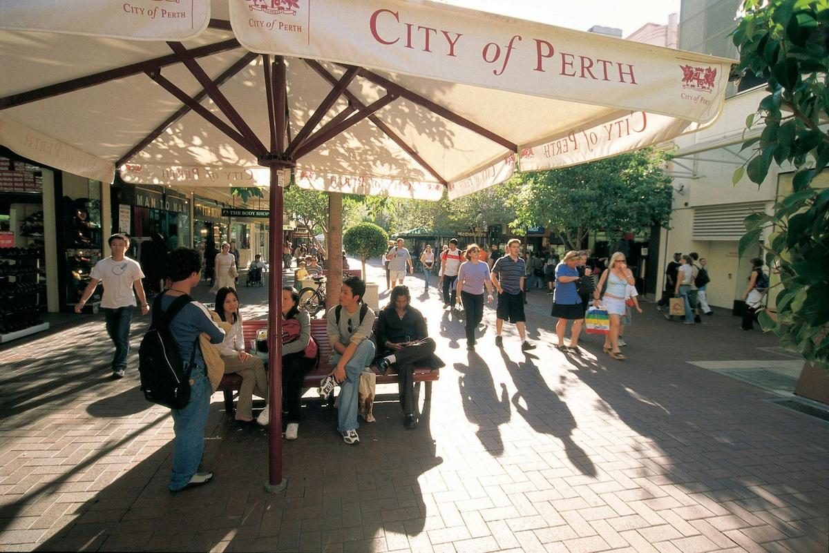 Hay Street Mall, Perth, Western Australia