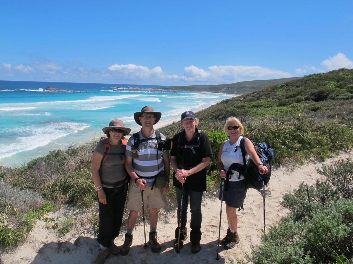 Group of hikers out on the Cape to Cape Track
