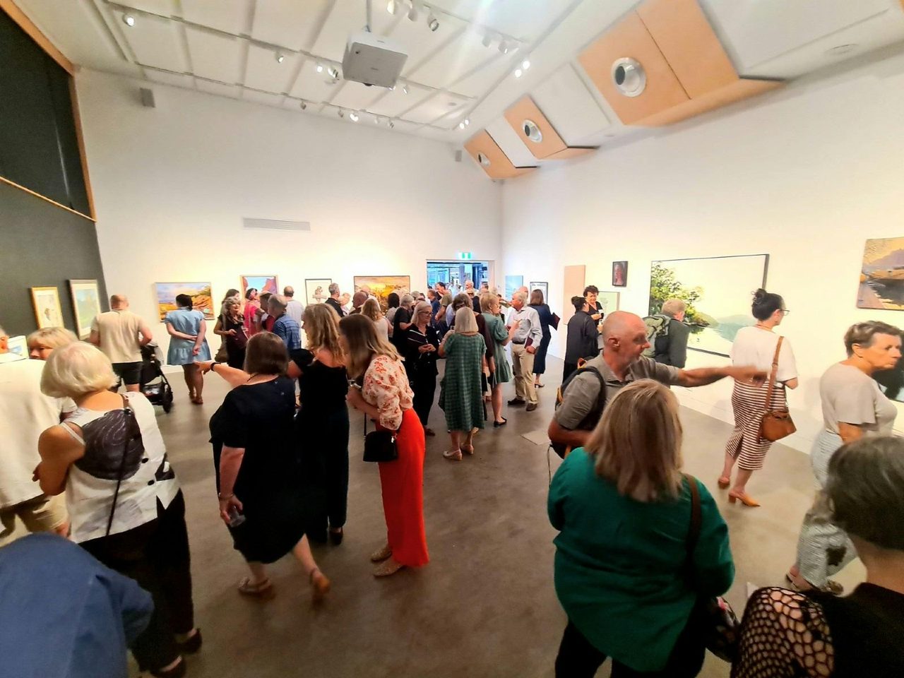 Exhibition opening event.