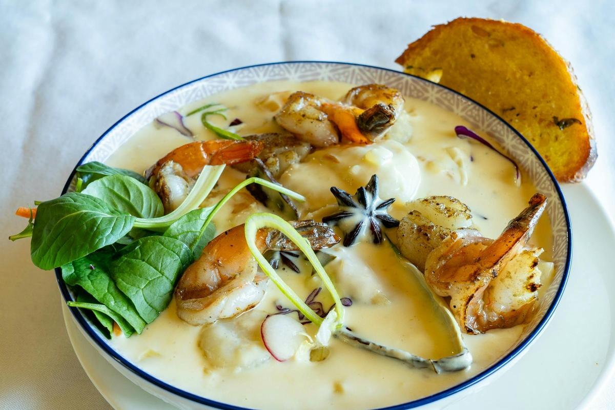 Chef's signature dish! Seafood Chowder