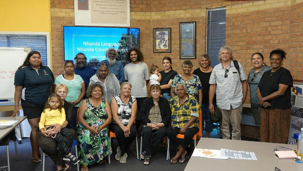 Participants in the Nhanda Language Workshops