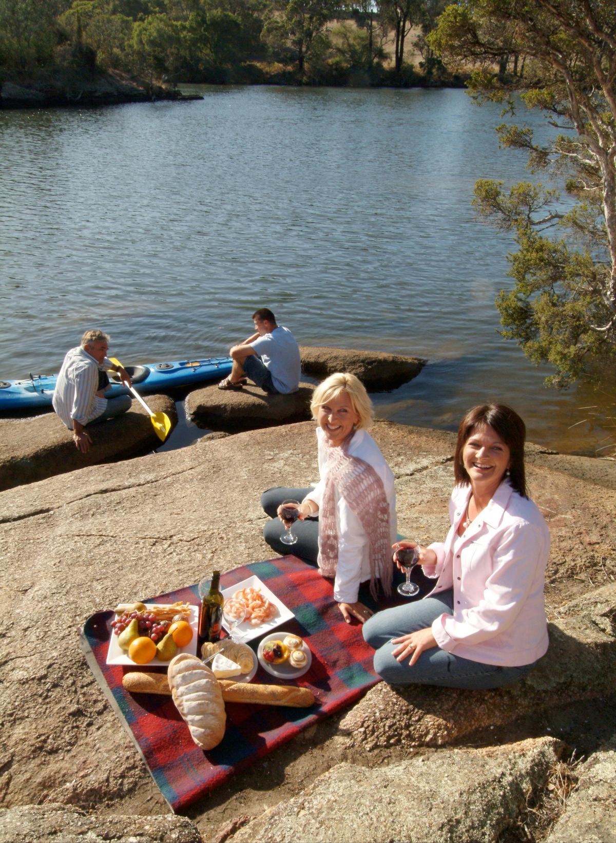 Picnic by the river