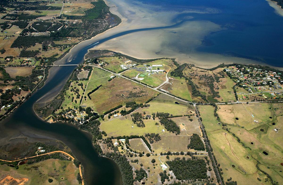 Aerial view of Kalgan River