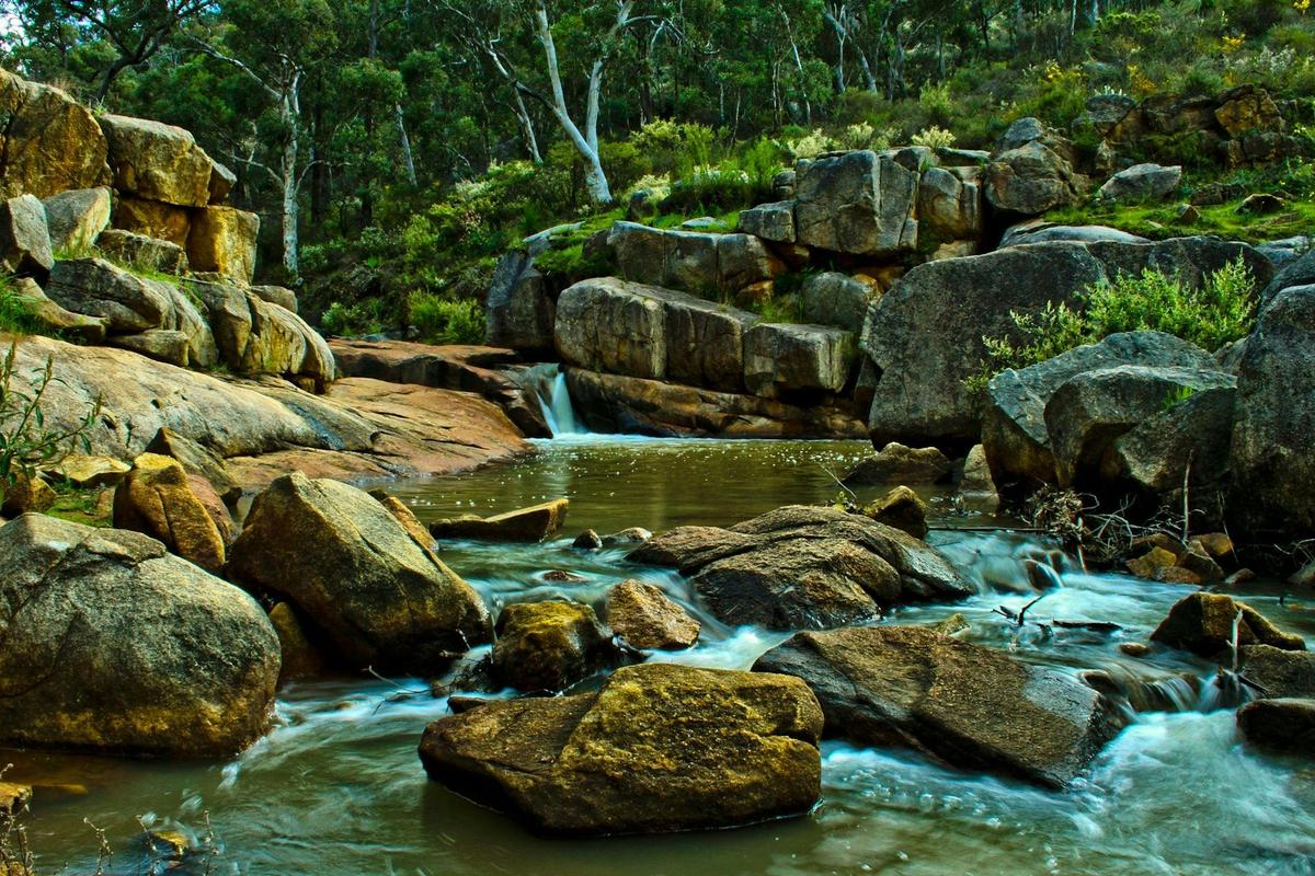 Rocky Pool in winter