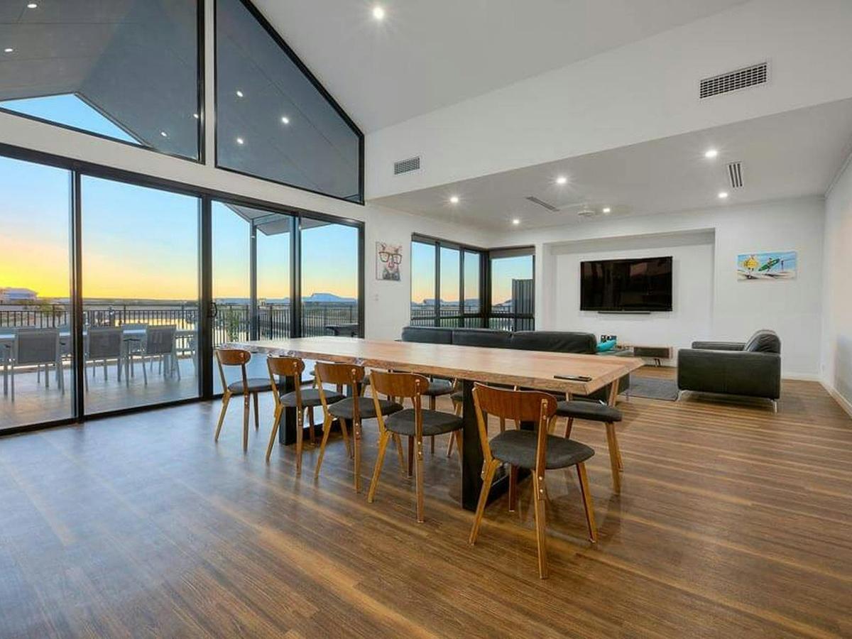A spacious open plan dining and living area designed for entertaining family and friends.