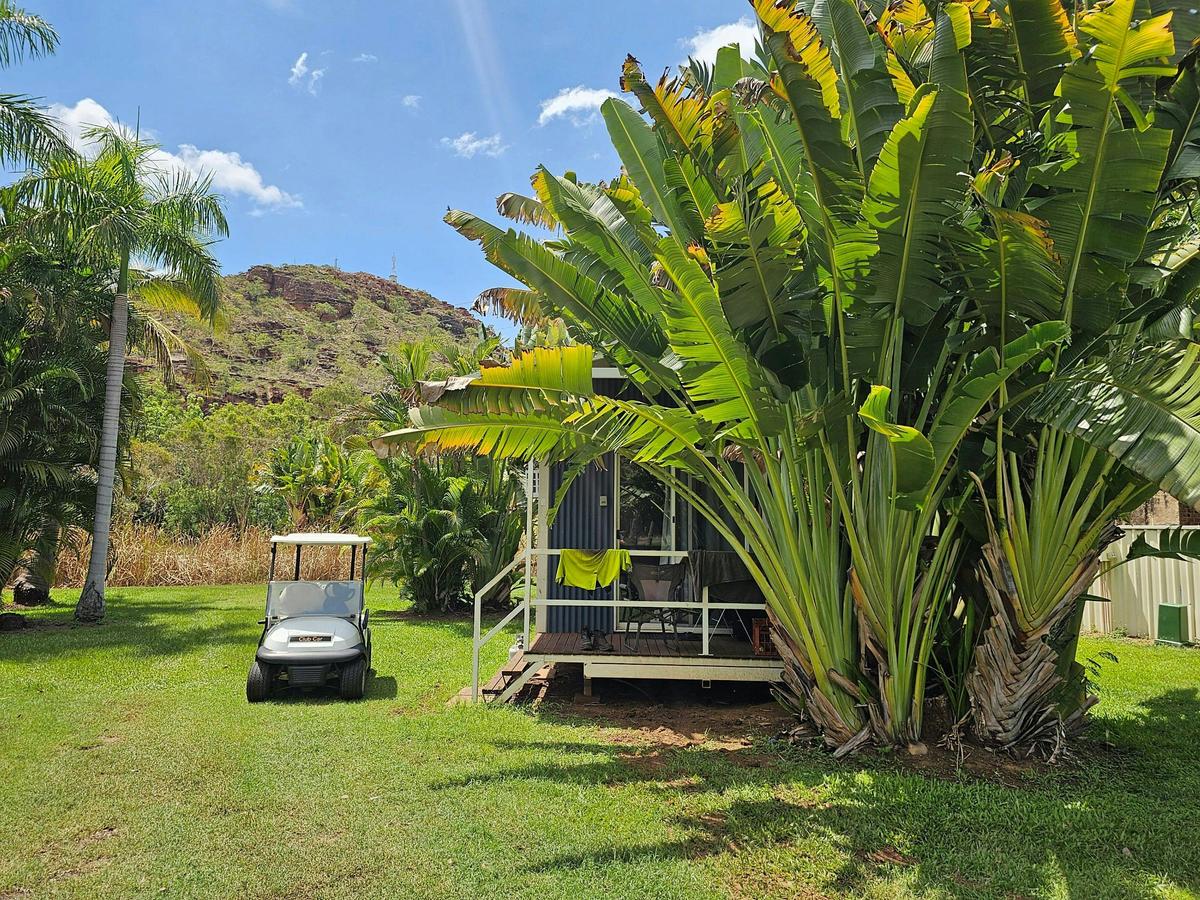View of cabins