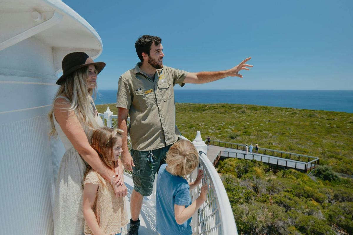 Climb to the top of the lighthouse on a guided tour for incredible coastal views.
