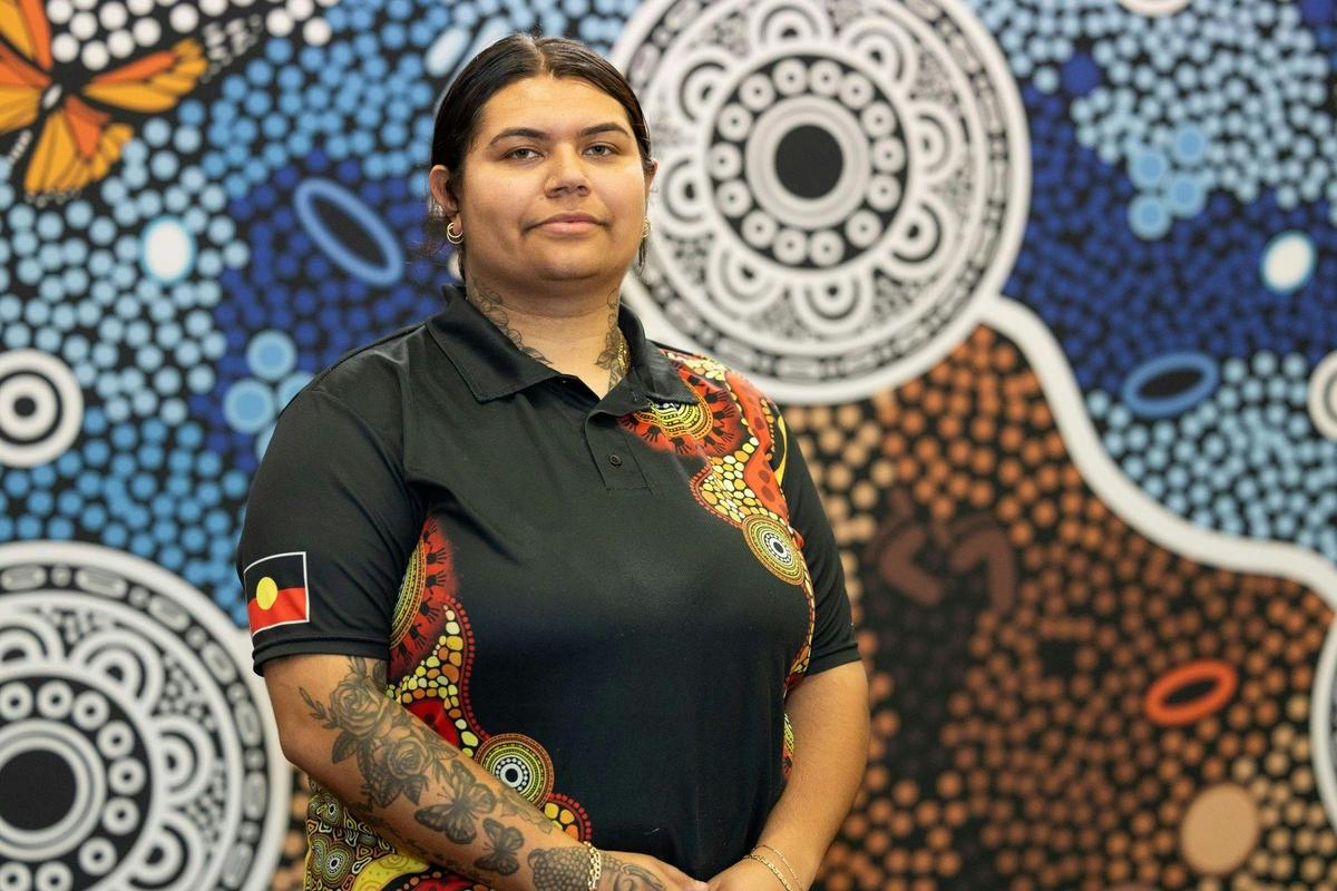 Kwobardak Boodja Mural by artist Chloe Caylon