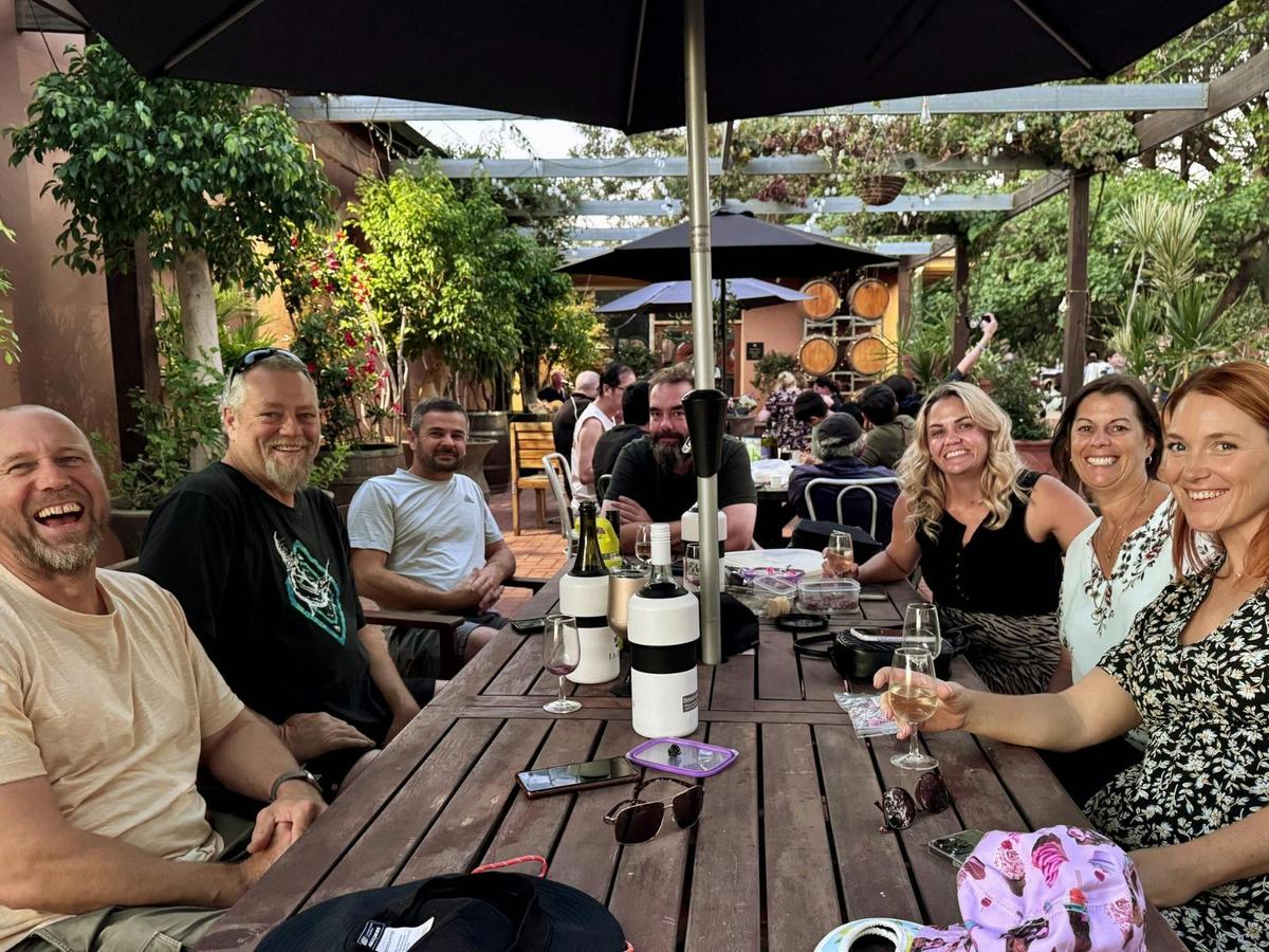 Saturday afternoon at Jadran Winery