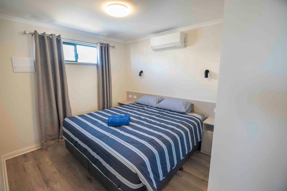 Master bedroom in Superior Two Bedroom Holiday Unit