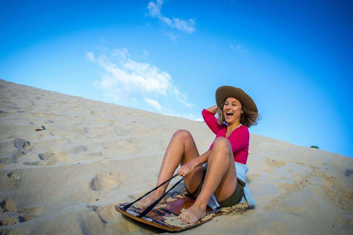 Sandboarding in Jurien Bay