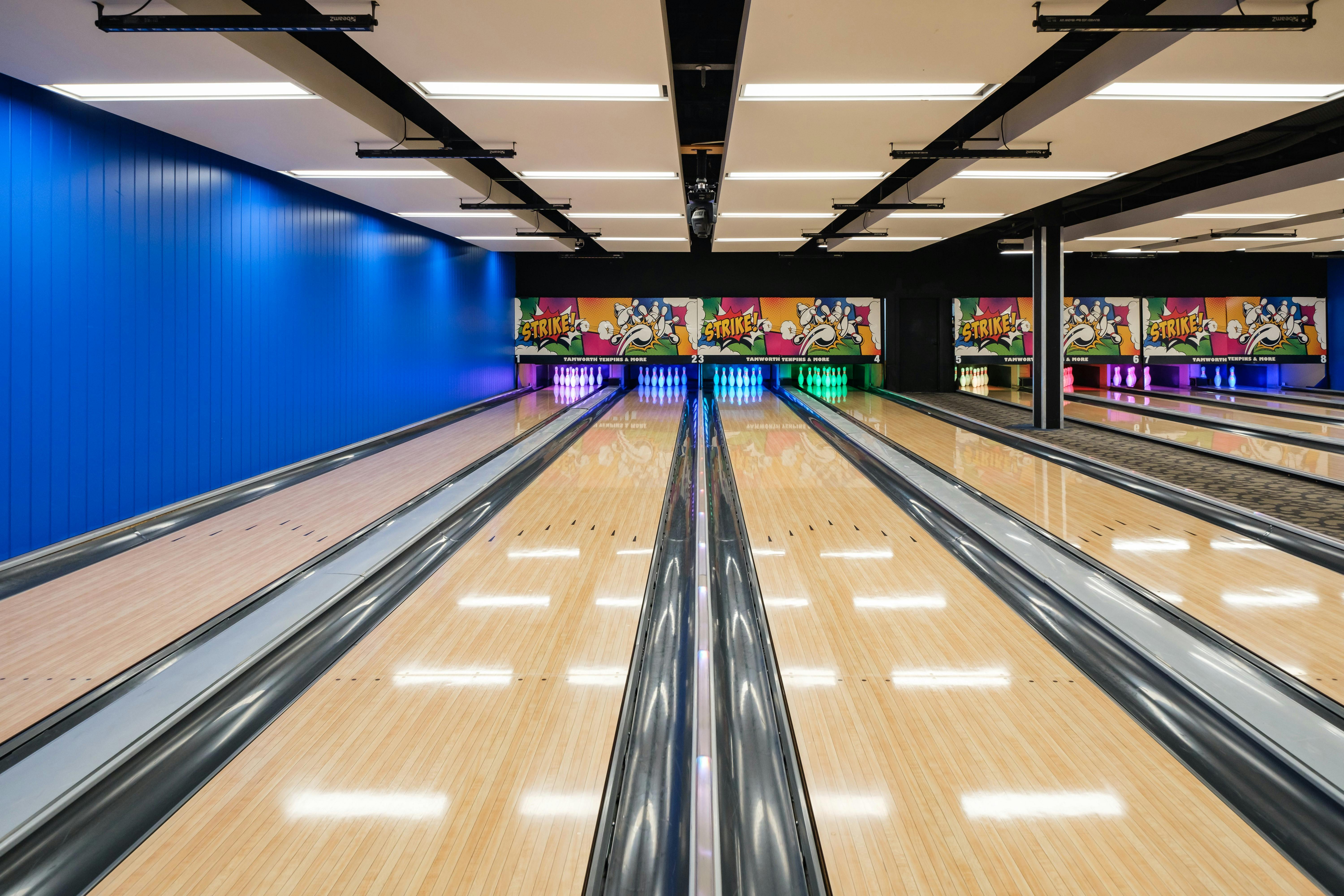 8 Bowling Lanes