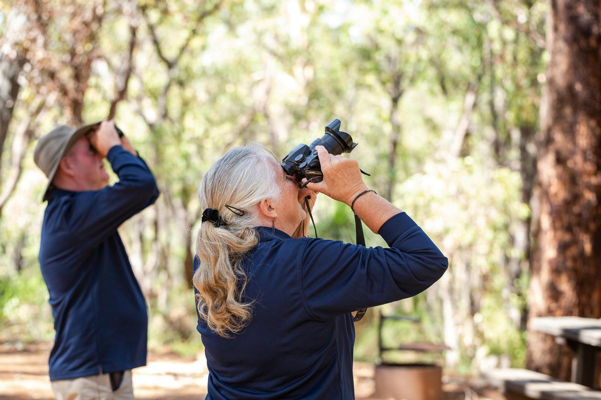 Birdwatching at Lake Leschenaultia
