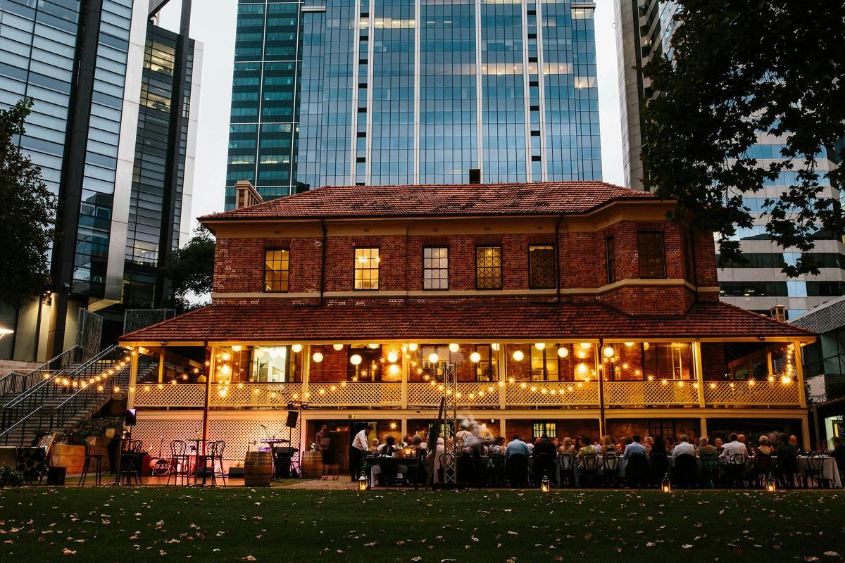 Lower paved wedding