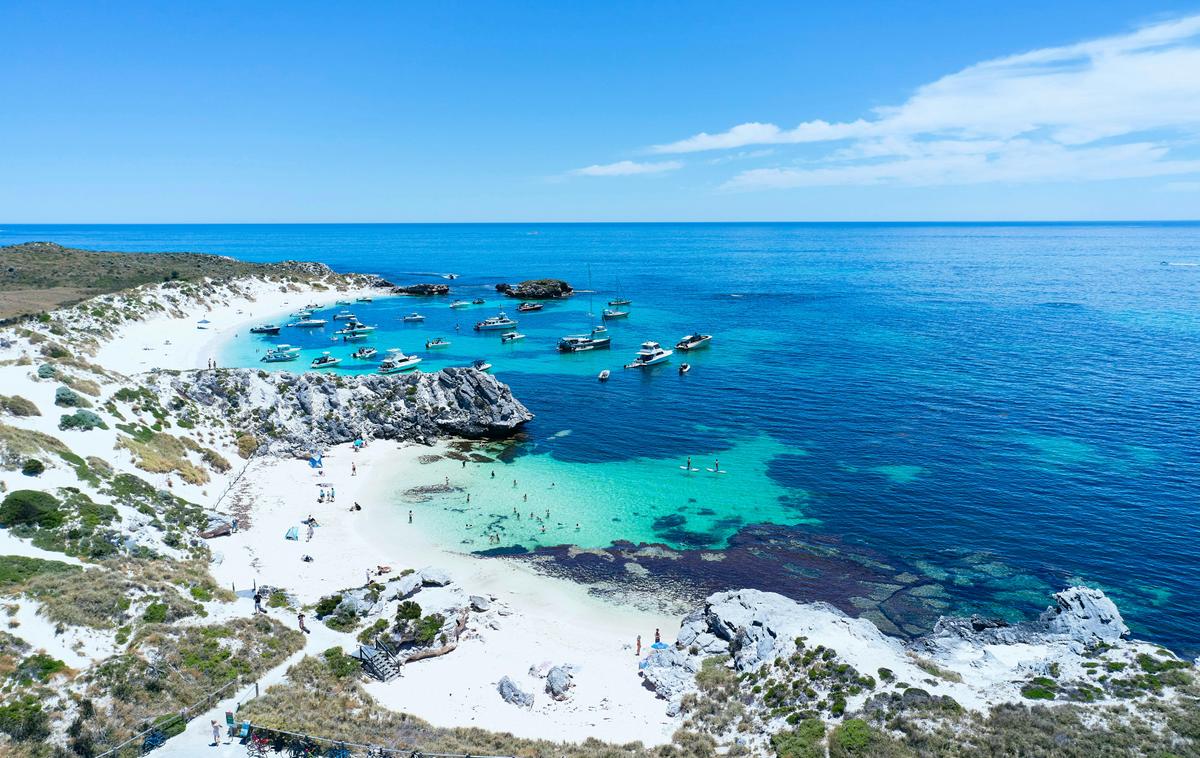 Aerial of Little Parakeet Bay