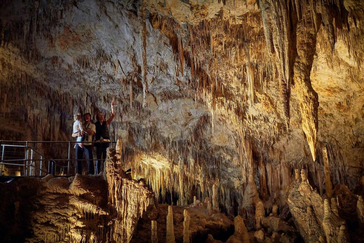Be awestruck by the stunning crystal formations.