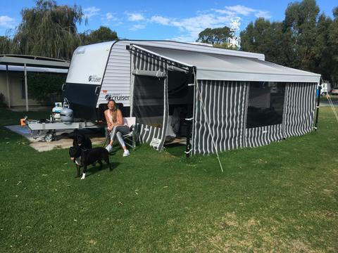 Concrete Pad Powered RV Site