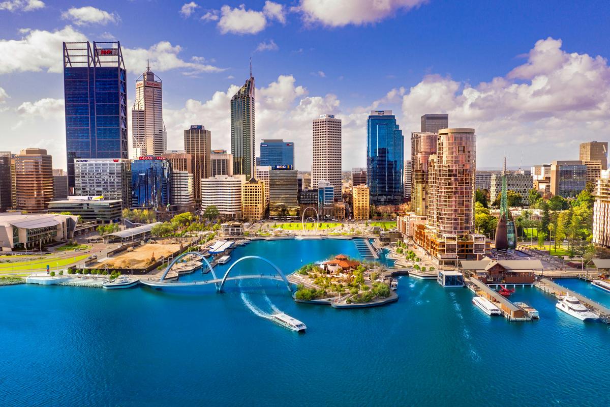 Elizabeth Quay, Perth.