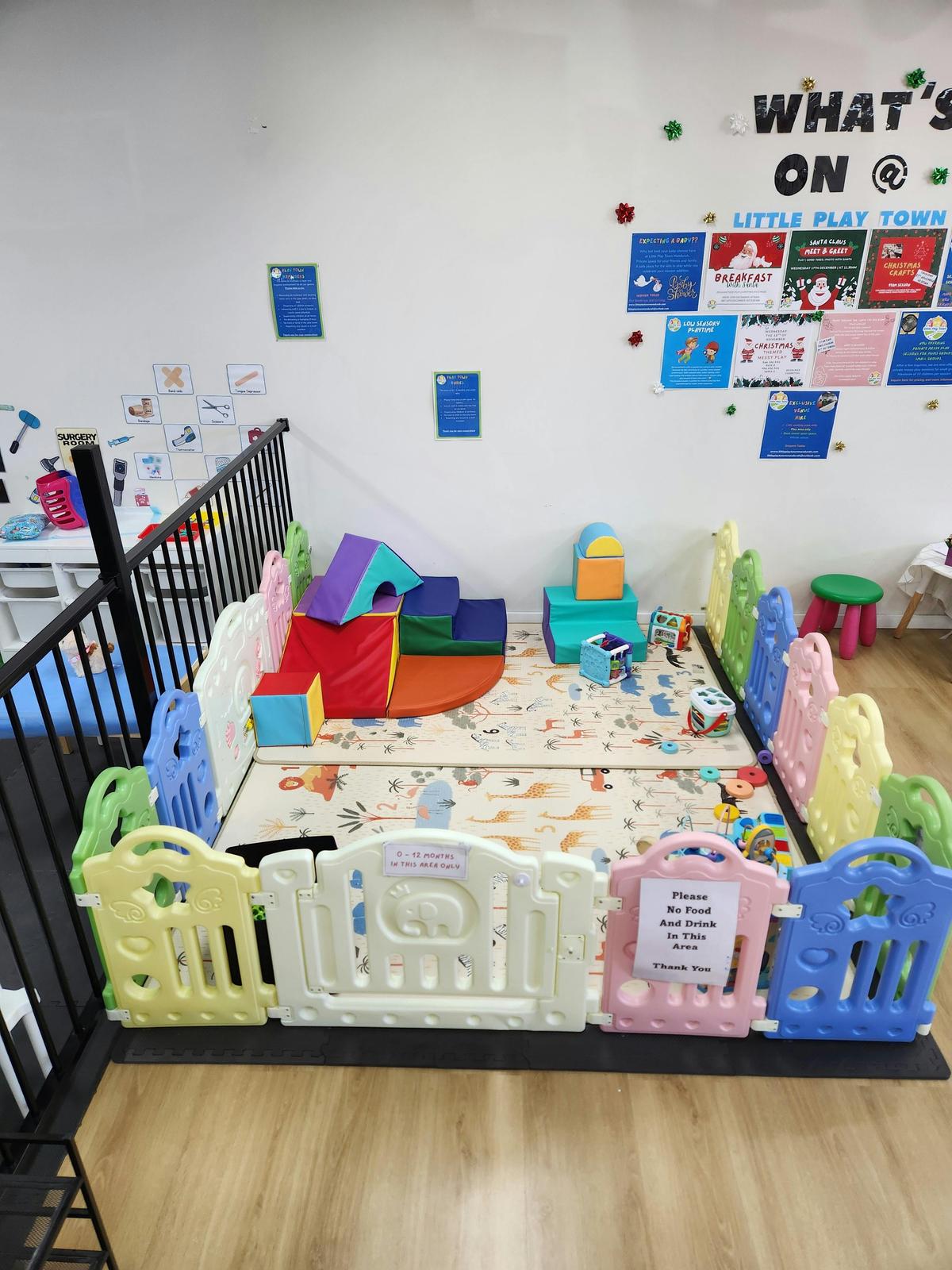 Soft play area for babies