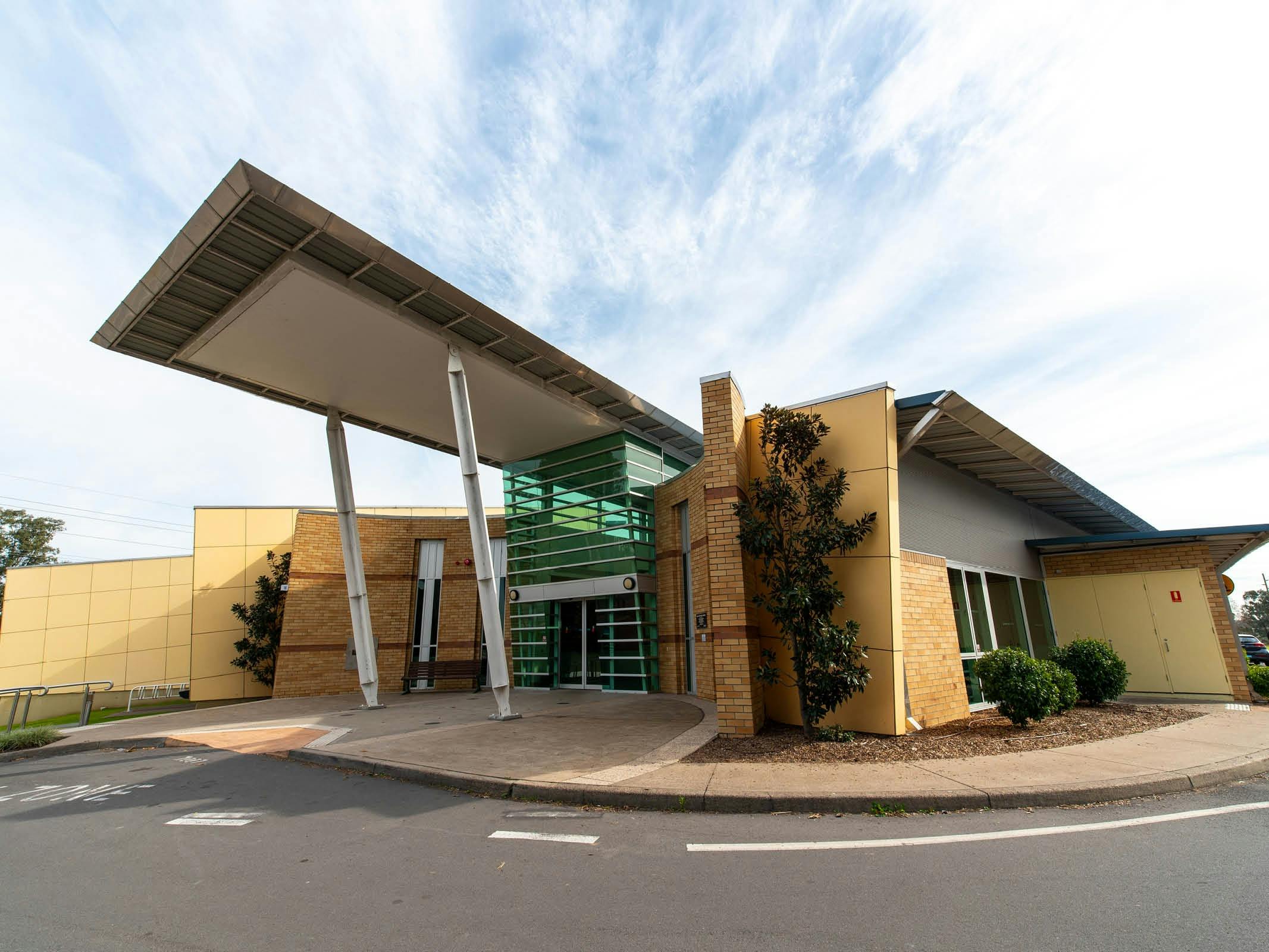 Singleton Library front entrance