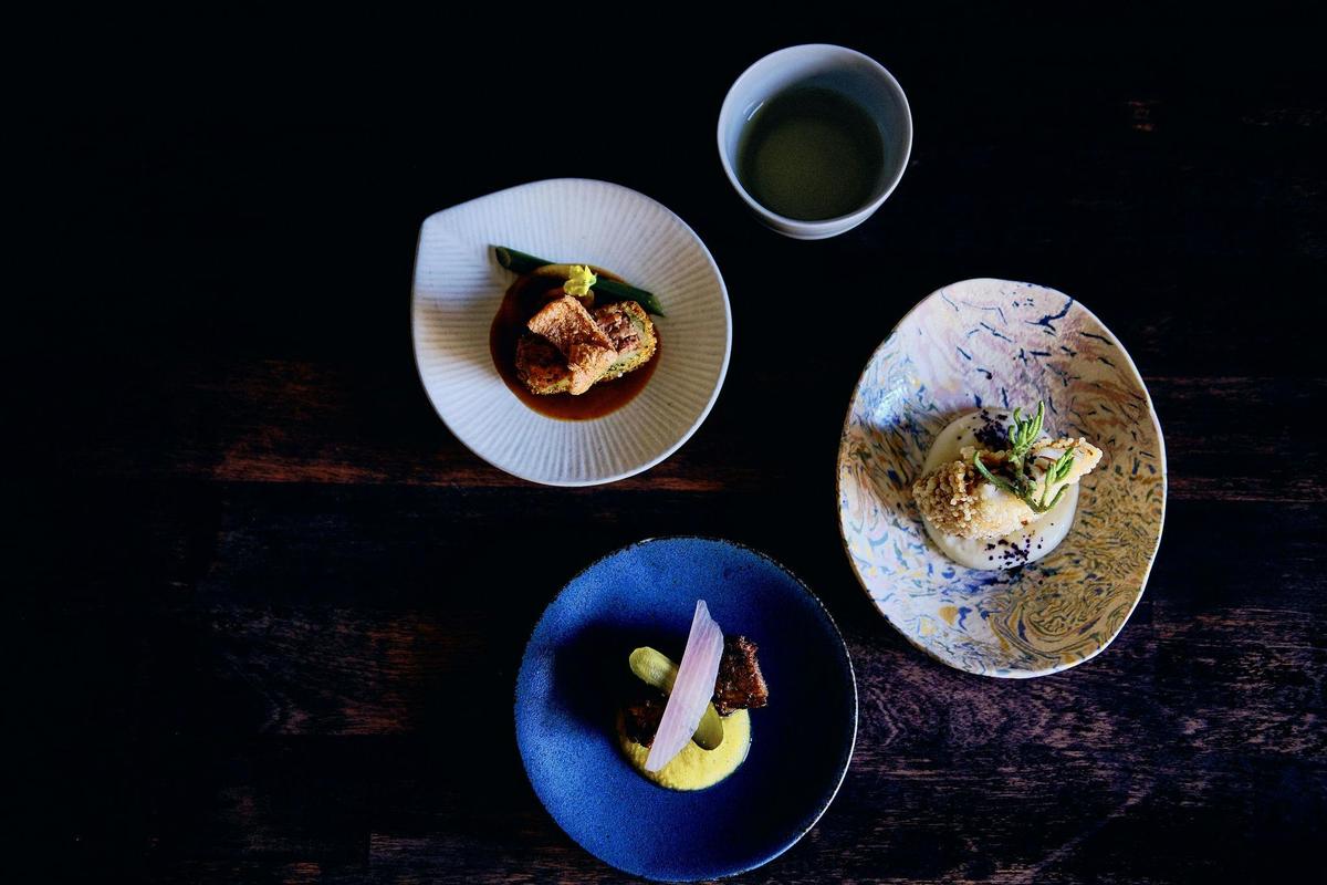 food in 3 dishes