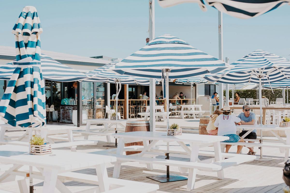 Ocean side deck