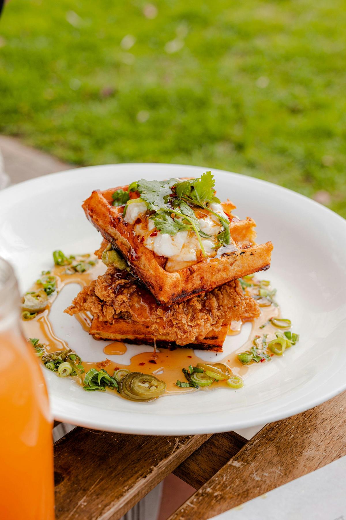 soul sandwich or chicken waffle