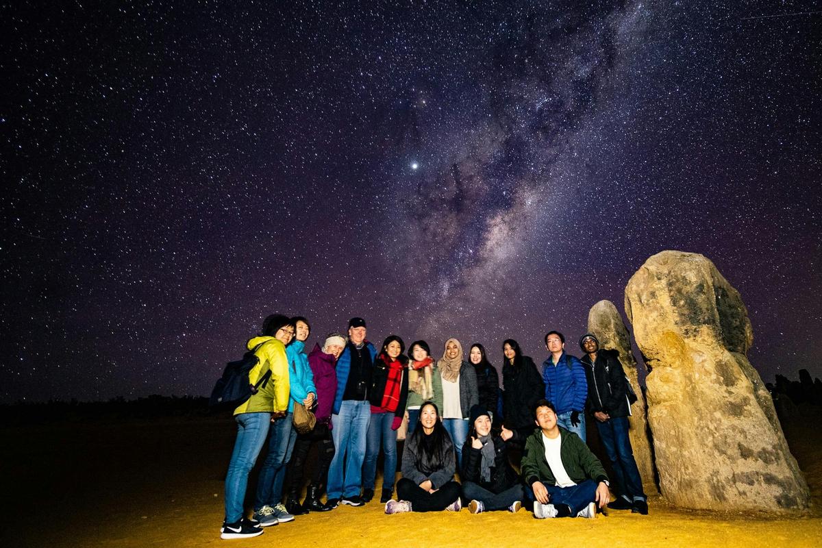 Pinnacles at Night