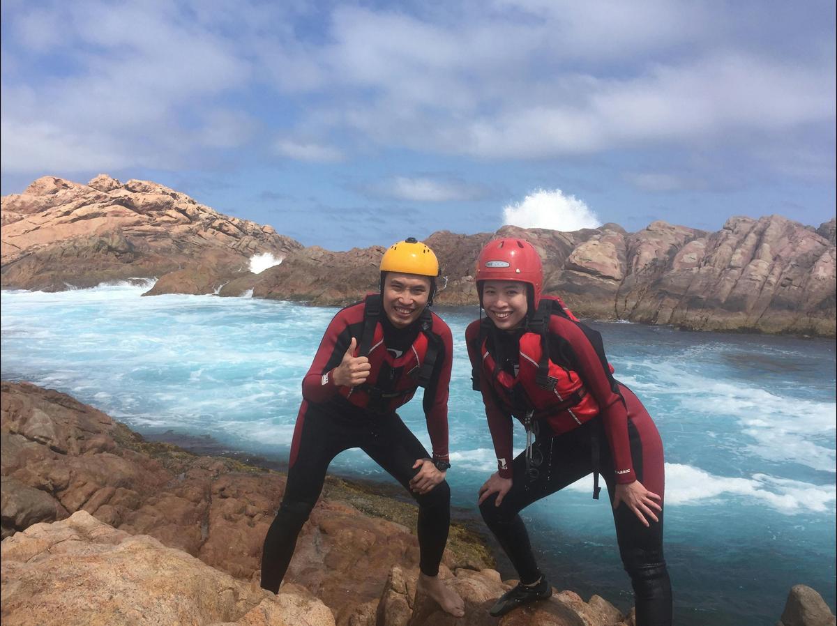 Coasteering in Margaret River
