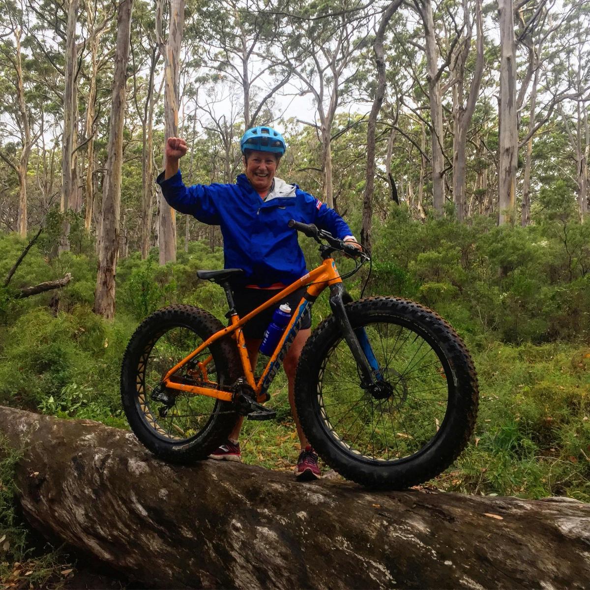Fat bike Karri forest