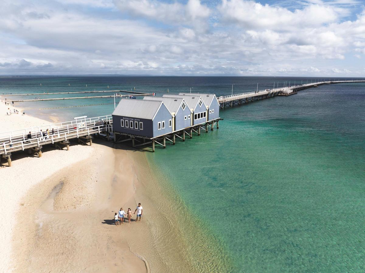 Busselton Jetty Aerial