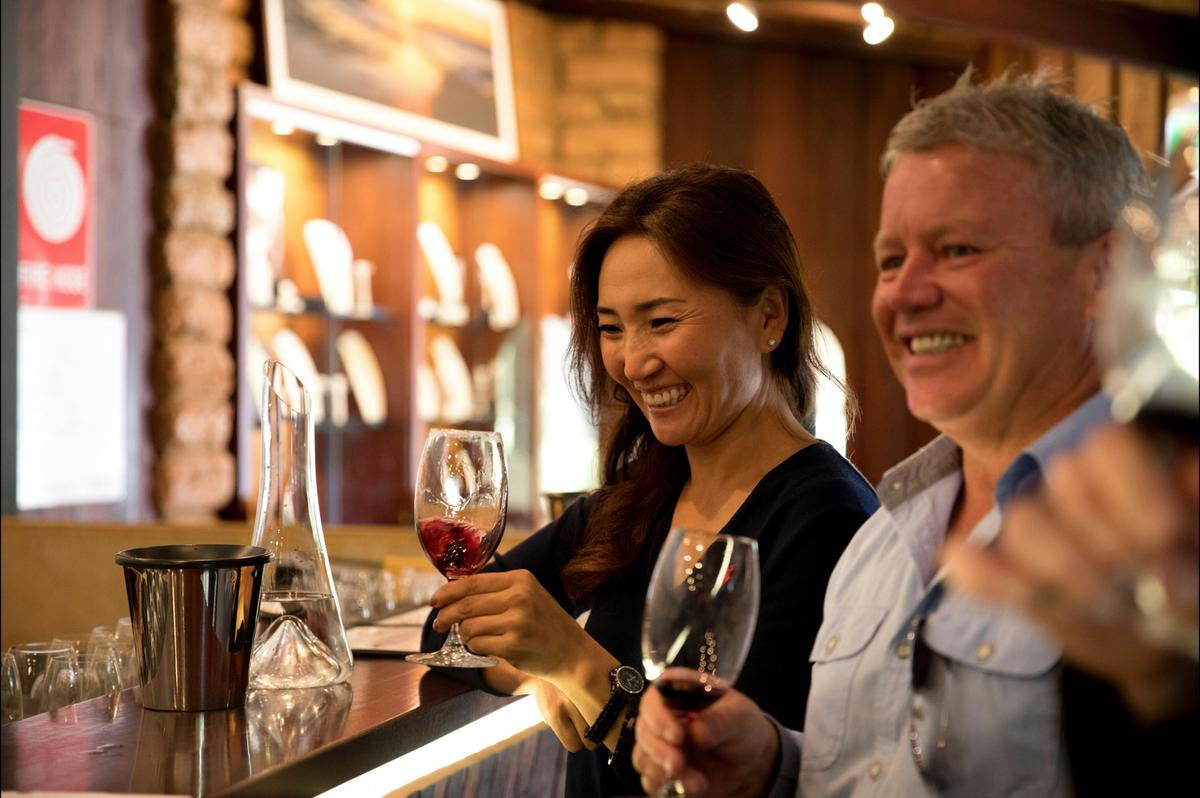 Wine appreciation at the iconic Leeuwin Estate cellar door with Margaret River Tours