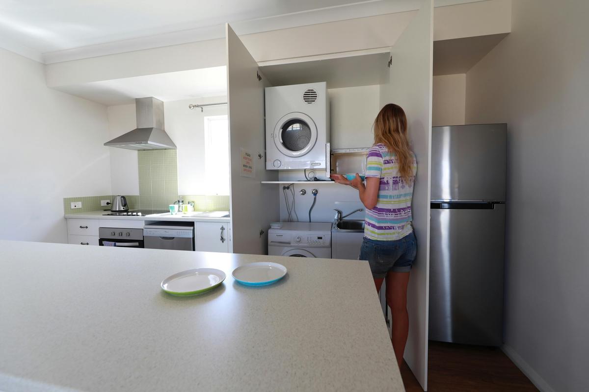 Fully equipped kitchens in apartments and cottages