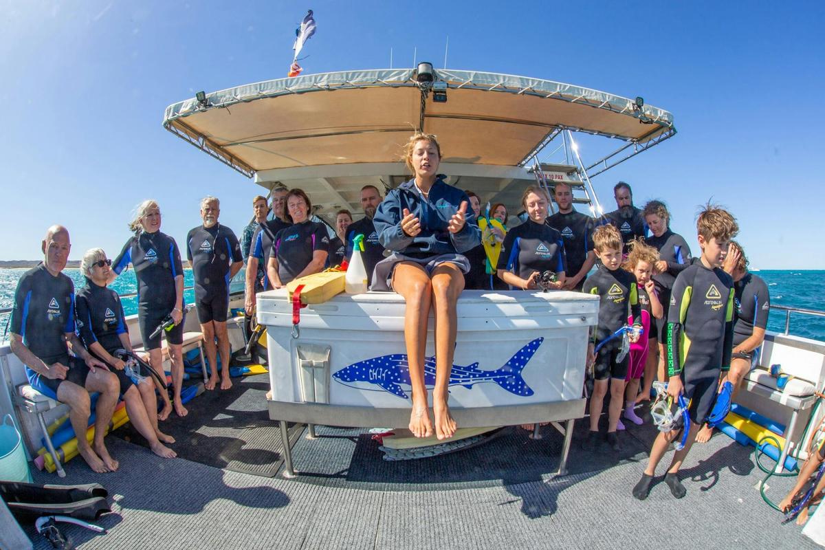 Swimming with Whale Sharks - Ningaloo Reef Exmouth