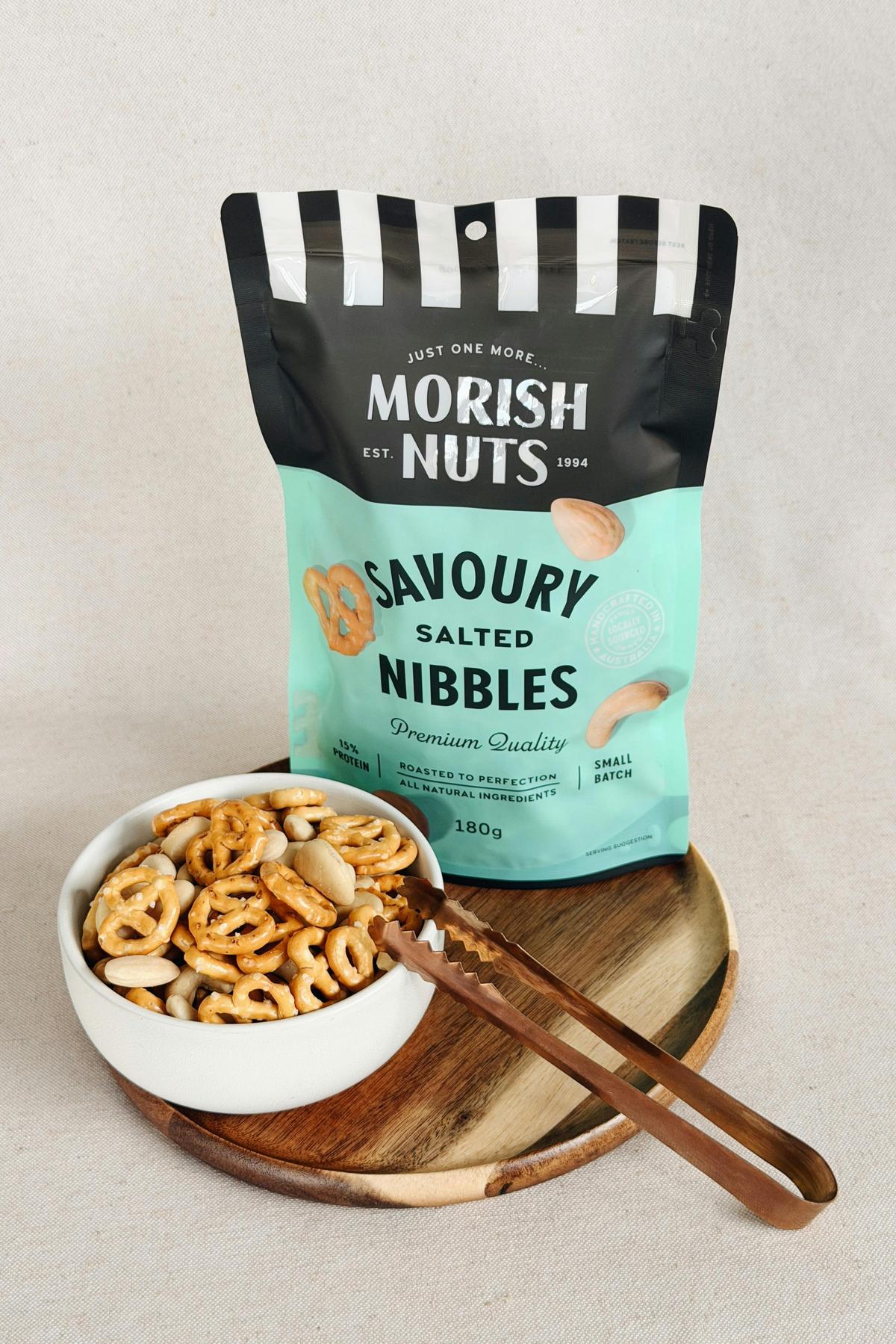 Morish Nuts Savoury Nibbles are great for  sharing