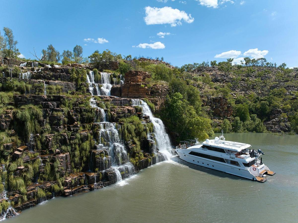 Ocean Dream Showering under King Cascade Waterfall
