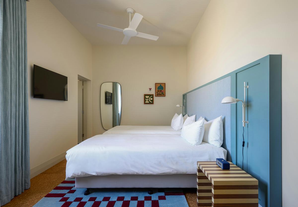 Twin bedroom at Owston Hotel