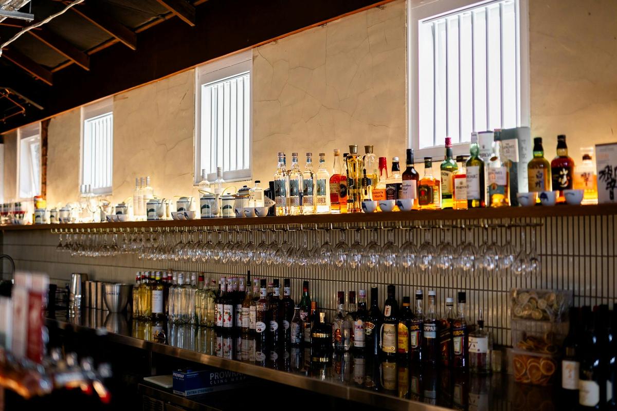 Moon & Mary Fremantle restaurant and distillery speakeasy bar