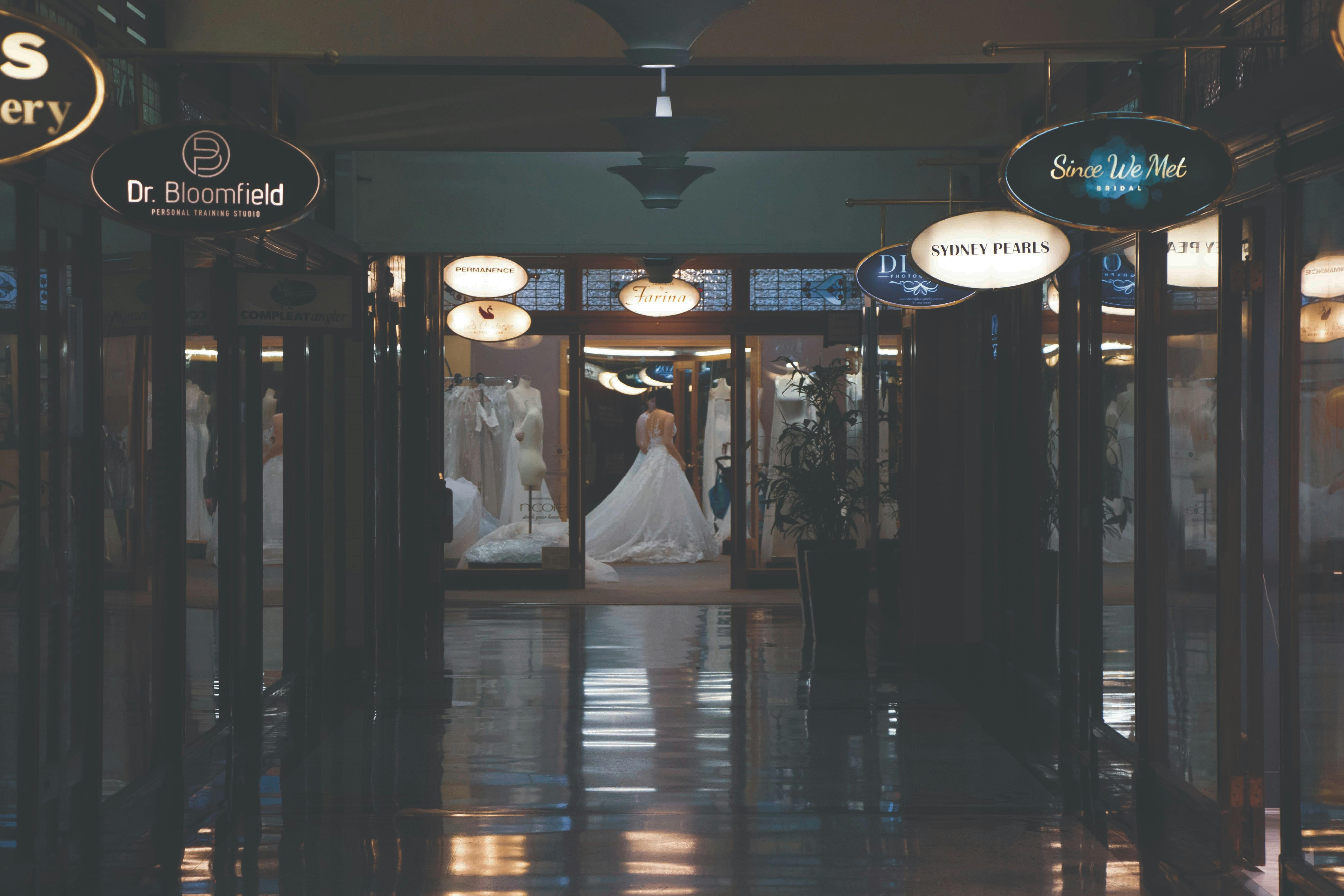 Bridal stores at The Dymocks Building, Sydney