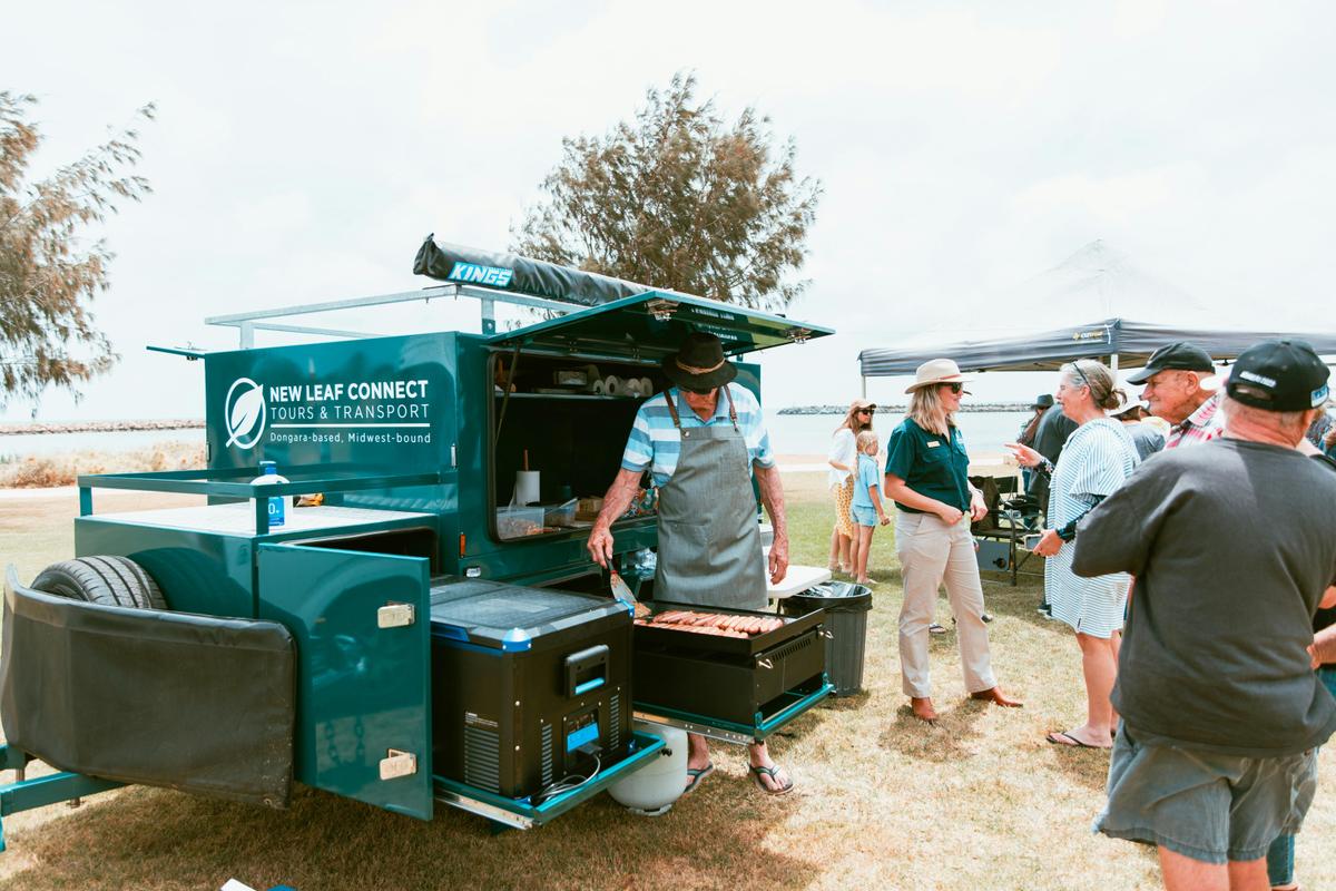 Our barbecue trailer makes our on location food experiences unique and tailored to your needs.