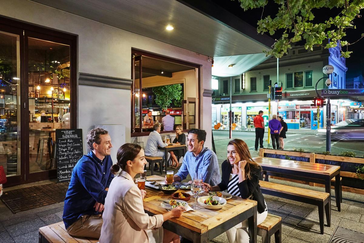 There are so many alfresco dining options in Northbridge